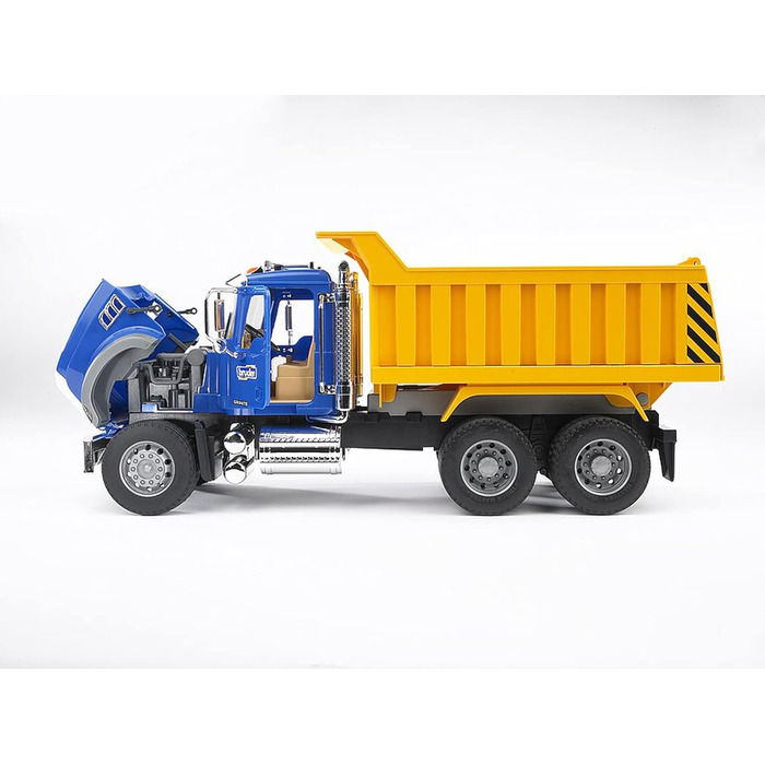 Вантажівка Mack Granite з кузовом-самоскидом - масштаб 116 вантажівка вантажівка транспортер вантажівка будівельний автомобіль будівельний майданчик, 02815 -