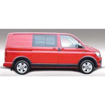 Комплект бічних панелей RGM сумісний з Volkswagen Transporter T5 2003-2015 & T6 2015 - коротка колісна база і зсувні двері праворуч - чорний