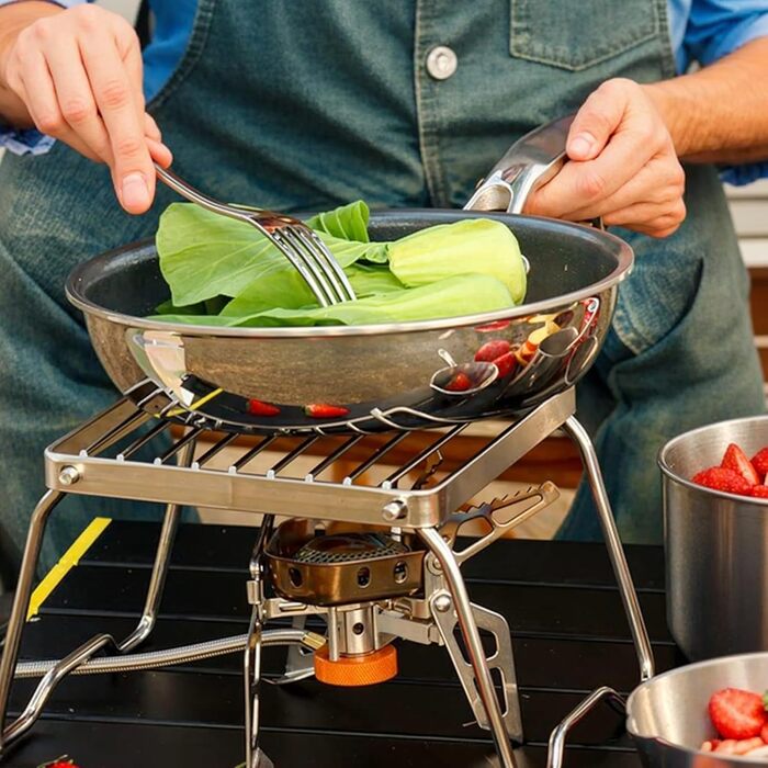 Решітка для гриля для кемпінгу, портативний гриль для багаття, решітка для гриля на відкритому повітрі, підставка для пальника, гриль для барбекю з нержавіючої сталі, складний гриль для багаття для походів, грилювання, піших прогулянок, пікніків, риболовл