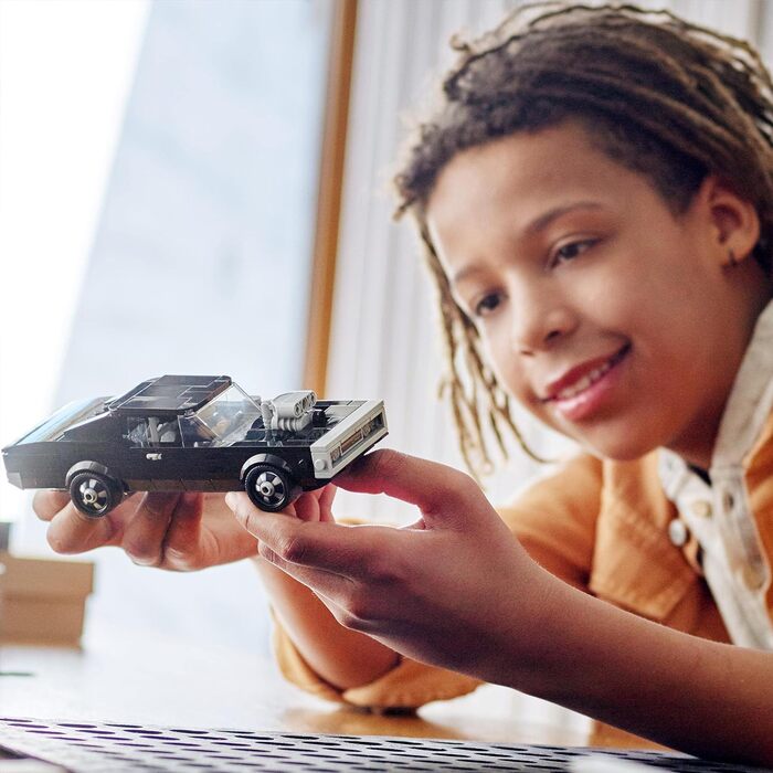 Іграшкова модель автомобіля для дітей, комплект із міні-фігуркою Домініка Торетто, 76912 Speed Champions Fast & Furious 1970 Dodge