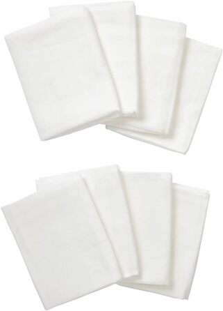 Набір муслінових пелюшок BORNINO 8 шт. , пелюшка для немовлят/дівчаток/хлопчиків, пелюшка для відрижки, пелюшка для обіймів, 80x80