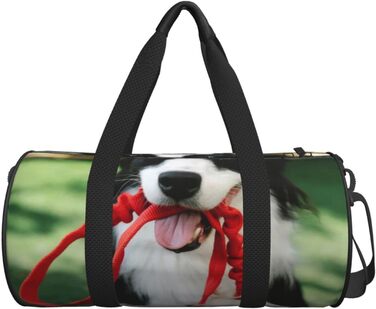 Дорожня сумка Веселий пес на траві, спортивна сумка для чоловіків та жінок