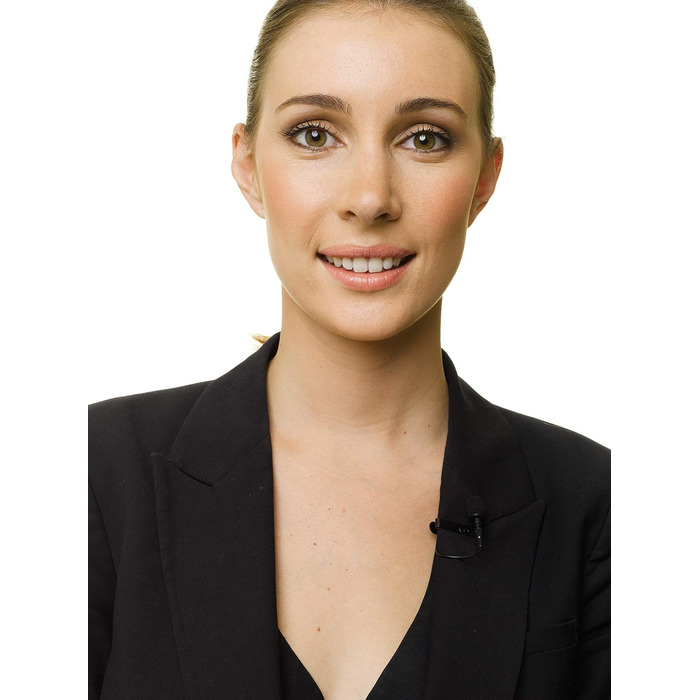 �DE Lavalier високоякісний мікрофон на петлиці/затискний мікрофон, чорний Lavalier Single