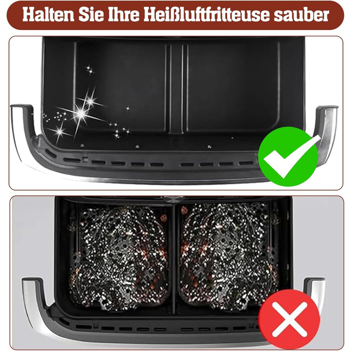 Аксесуари для фритюрниці Ninja Foodi Flexdrawer 10.4 л AF500EU, 3 шт. силіконова форма для фритюрниці, багаторазова мультипіч для мультипечі Аксесуари для ніндзя