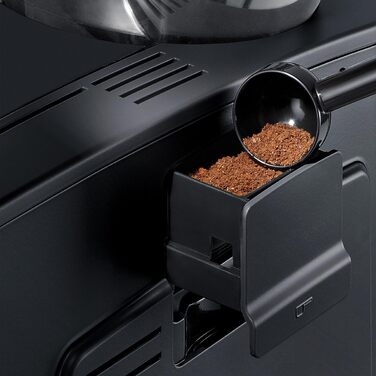 Повністю автоматична кавоварка Siemens EQ.6 plus s300 TE653501DE, для багатьох кавових делікатесів, насадка для спінювання молока, керамічна кавомолка, функція подвійної чашки, захист від вапняного нальоту, автоматичне очищення парою, 1500 Вт, срібло