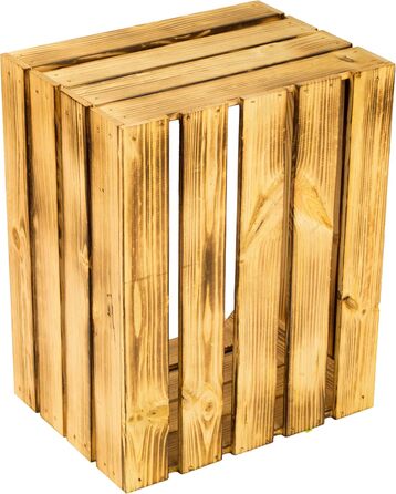 Ящик для взуття/книжкової полиці/фруктів/вину в стилі старого кантрі, з полум&39яним покриттям, розміри приблизно 50 x 40 x 29 см, поздовжнє полум&39яне покриття