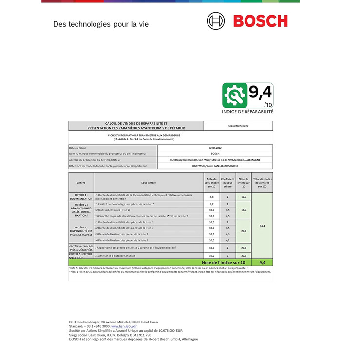 Пилосос без мішка ProSilence Series 8 BGS7MS64, пилосос, безшумний, гігієнічний фільтр, підлогова насадка для паркету, килима, пли