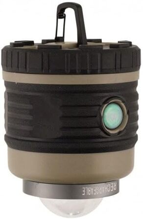 Ліхтар-маяк для кемпінгу Robens, акумуляторний, чорний/зелений, 9,5 x 18,5 см, 690166