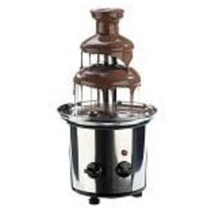 Шоколадний фонтан Rosenstein & Shne Шоколадний фонтан з нержавіючої сталі, 250 Вт (шоколадний фонтан, кімнатний фонтан)