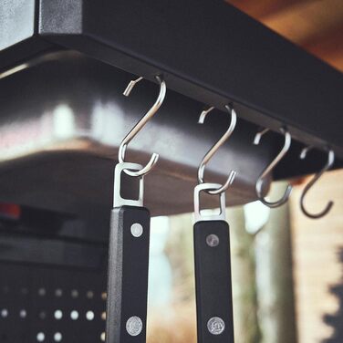 Лопатка для гриля та скребок для гриля BURNHARD, набір 2 шт. з перевертачем бургерів, інструментами для гриля з нержавіючої сталі,