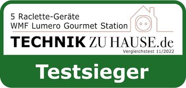 На 8 осіб, раклет фондю комбо, електричний, контроль температури, освітлення, 1800 Вт, компактний, матовий з нержавіючої сталі, 3in1 Gourmet Station