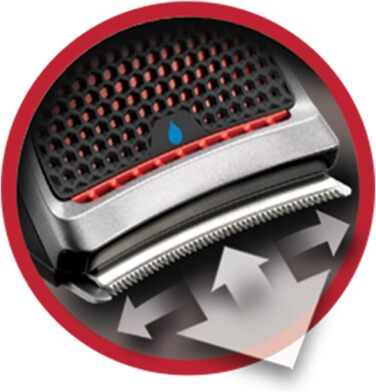 Машинка для стрижки волосся Remington своїми руками самозаточувальна. Леза з нержавіючої сталі/Технологія Curve-Cut для легкого самостійного підстригання/0,5-15 мм Машинка для стрижки волосся (9 насадок-гребінців, робота від мережі/акумулятора, літієва ба