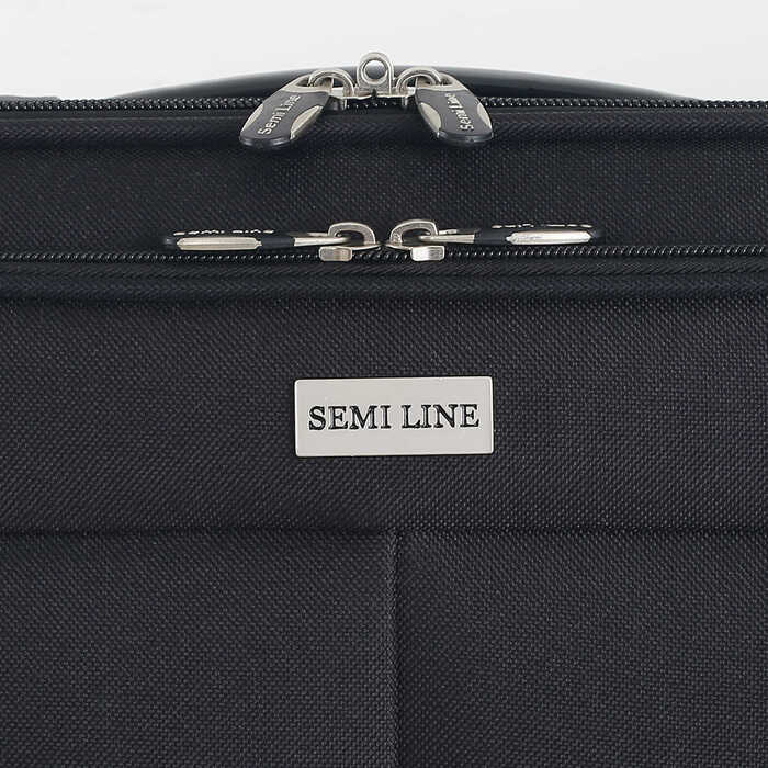 Валіза Semi Line 20' (S) Black/Blue Lines (T5753-1)