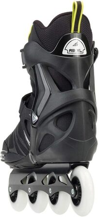 Чоловічі роликові ковзани Rollerblade RB XL для фітнесу для дорослих чорно-лаймові високоефективні роликові ковзани 0