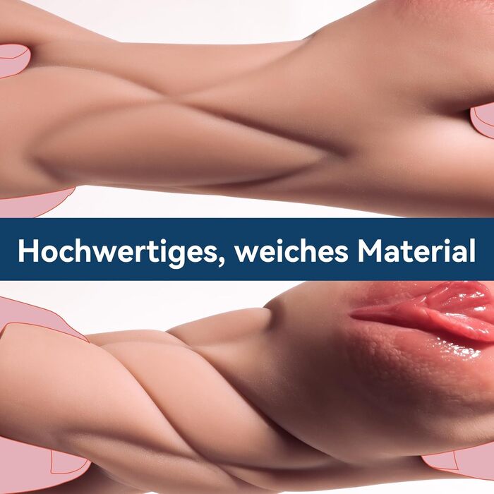 Реалістичний мастурбатор LOVE STICKS для чоловіків 2 в 1, 3D вагіна та клітор