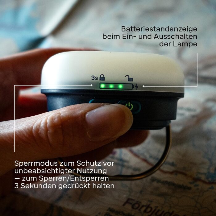 Акумуляторний світлодіодний ліхтар для кемпінгу Silva Glow - Акумуляторні кемпінгові та вуличні лампи та ліхтарі з USB-C - 350 люменів та 4 рівні яскравості - Біле та тепле кемпінгове світло - Час горіння 156 годин - Водонепроникний вуличний ліхтар жовтог