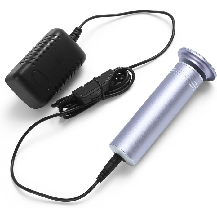 Електрична пилка для видалення мозолів з регульованою швидкістю для професійного педикюру зі змінними пилками для мертвої жорсткої потрісканої шкіри, зі змінною шліфувальною подушечкою 60 шт. (сіра)