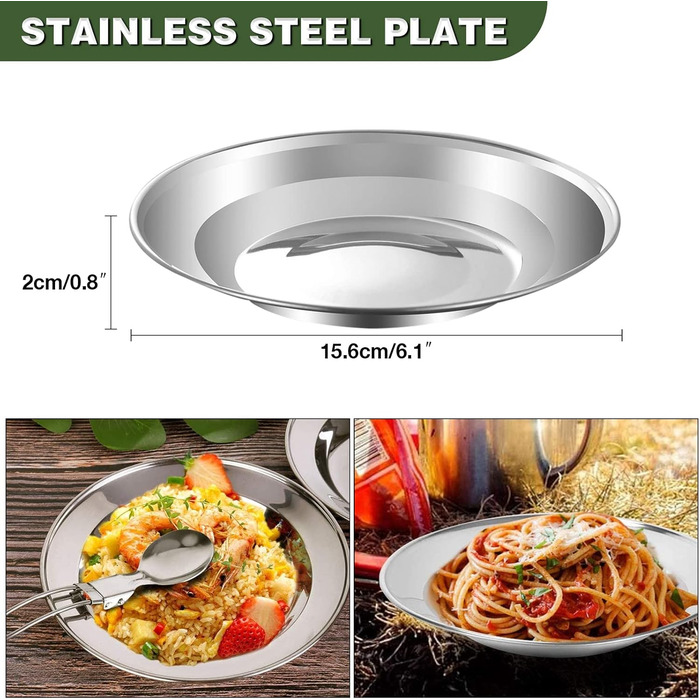 Набір посуду для кемпінгу та пікніка, 14 предметів каструлі, сковорода, чайник та столові прибори