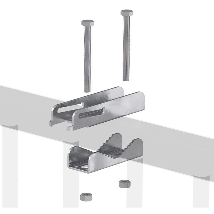 Сушарка для білизни навісна Colombo Balcony with clamps (STZAN2)