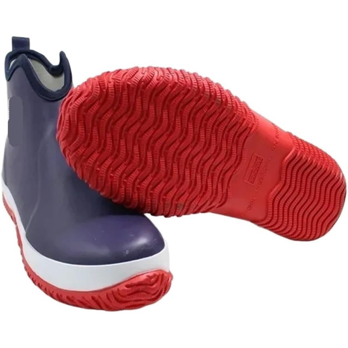 Чоловіче гумове взуття, гумове взуття для чоловіків, повсякденні гумові чоботи, водонепроникні робочі чоботи, гумові чоботи на платформі, сині, розмір 46 EU