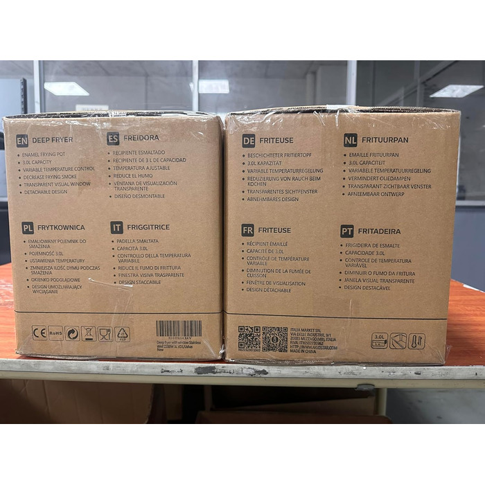 Напівпрофесійна фритюрниця, нержавіюча сталь, 2200 Вт, 3 літри. Не містить бісфенолу А, 30HEZ -