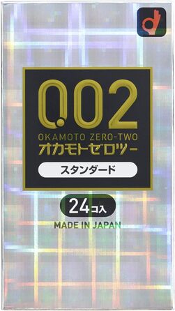 Відмінний ультратонкий презерватив - 24 шт. и Зроблено в Японії, 0.02