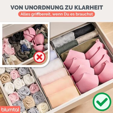 Набір органайзерів для гардеробу, 8 шт. - Різні органайзери для гардеробу для комодів HEMNES - Складані коробки для бюстгальтерів, футболок - Органайзер для гардеробу - Сортер для гардеробу, сірий, подвійний Hemnes