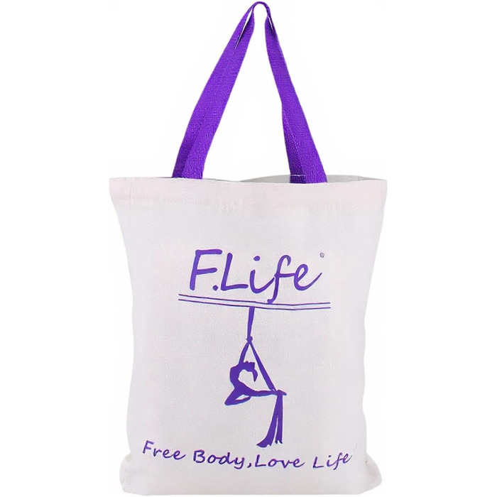 Комплект для йоги F.Life Aerial Yoga Hammock - Йога-гойдалка різнокольорова, 5 ярдів - Літаюча йога, включає ланцюжок з ромашок, карабін та посібник з поз, Bunte Wolken
