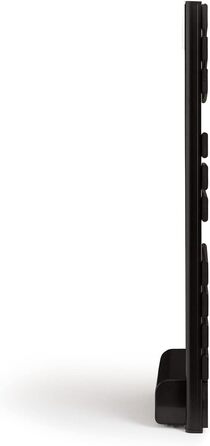 Радіатор для ванної кімнати чорного кольору з інфрачервоним обігрівачем та пультом дистанційного керування / 1013x55 см / WiFi, низьке енергоспоживання, 1500 Вт без полиці чорного кольору