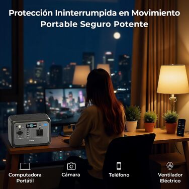 Портативна електростанція OUKITEL P800 потужністю 800 Вт, сонячний генератор з акумулятором LiFePO4 ємністю 512 Втгод, генератор з виходами USB-A та USB-C, пікова потужність 1600 Вт, швидка зарядка, 6 кг для кемпінгу, подорожей, використання на свіжому по