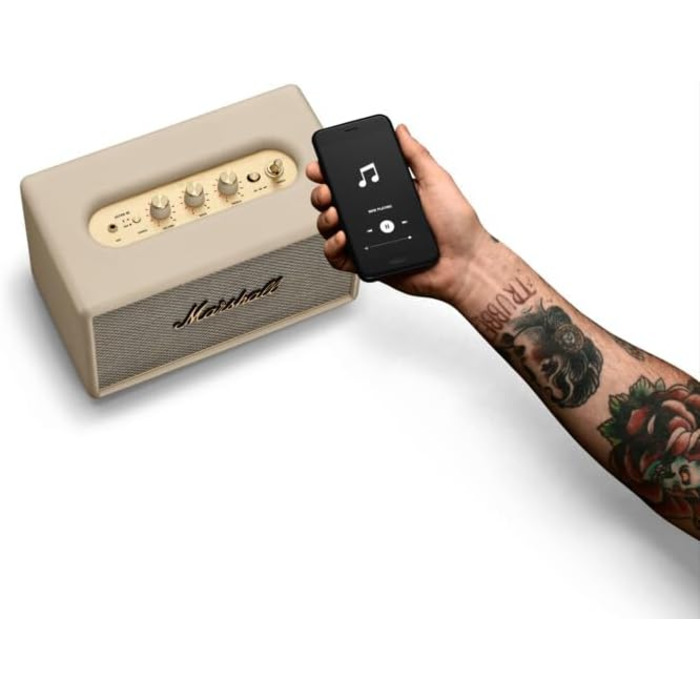 Колонка Marshall Acton III, бездротова, кремового кольору