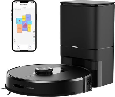 Робот-пилосос та швабра зі станцією автоматичного спорожнення (потужність всмоктування 2700 Па, час автономної роботи до 180 хв, к