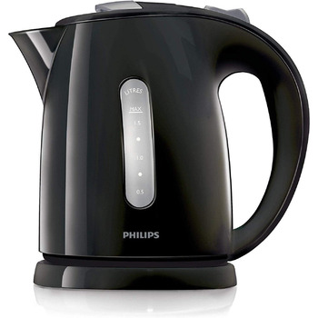 Електричний чайник Philips серії HD4646/20 (1,5 л, 2400 Вт, проти накипу), чорний Чорний Одинарний