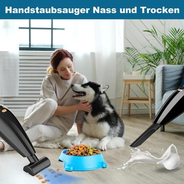 Ручний пилосос, 16000Pa ручний пилосос Переможець тесту акумулятора без мішка, 120W автомобільний пилосос Потужний міні пилосос дл