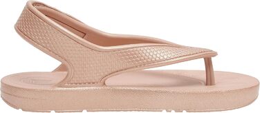 Дитячі сандалі Fitflop Unisex Kinder Iqushion із ремінцем на спині SolidFlipflop 25 EU рожево-золотистий колір