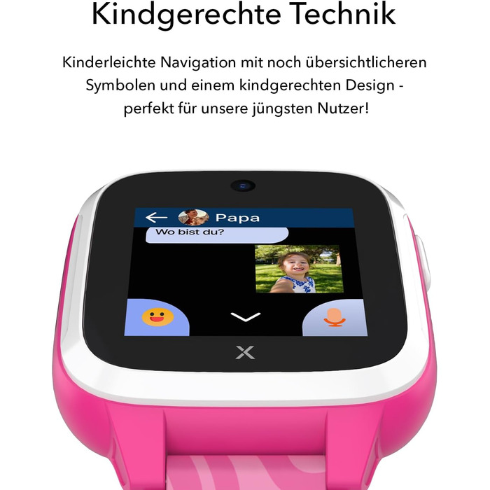 Водонепроникний дитячий годинник-телефон - 4G, дзвінки, повідомлення, шкільний режим, функція SOS, GPS, камера та крокомір - 2 роки гарантії (РОЖЕВИЙ) РОЖЕВИЙ XGO 3, 3 -