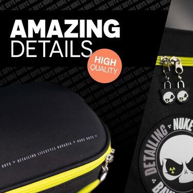 Сумка для автохімії Nuke Guys Мала Зручна сумка для багажника з липучкою для надійної фіксації Органайзер для зберігання засобів догляду за автомобілем Автомобільна сумка в багажник, мала