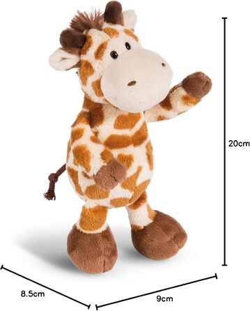 Жираф м'яка іграшка 20 см Zoo Friends, плюшева іграшка, милий друг для обіймів та ігор - 48069