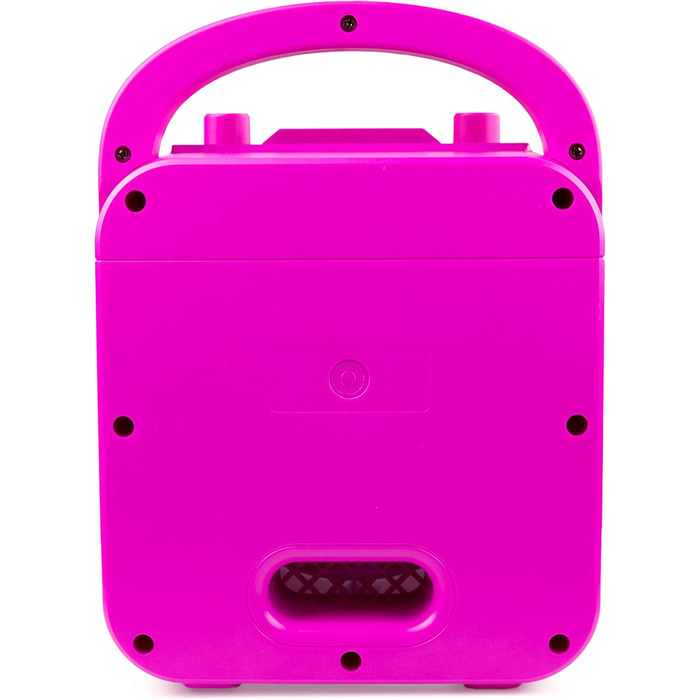 Караоке-машина RockJam Party Karaoke Machine 10 Вт, рожева, з двома мікрофонами