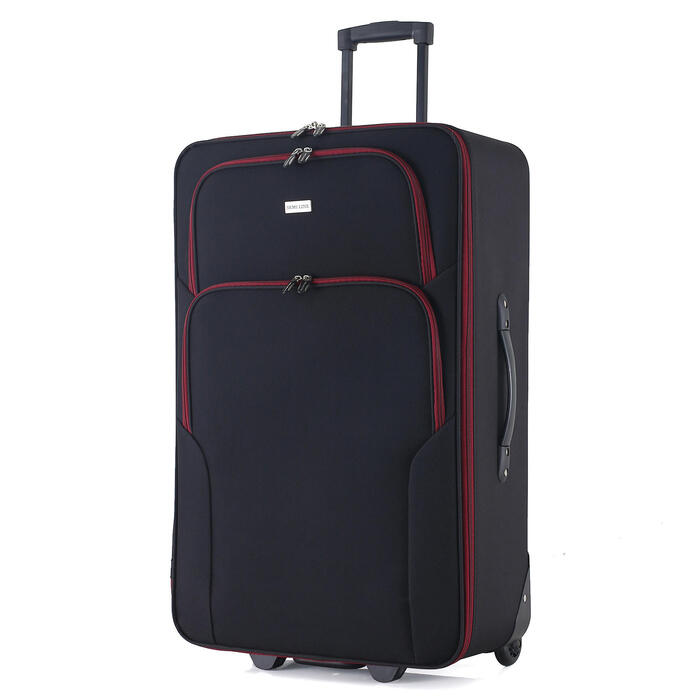 Валіза Semi Line 28' (L) Black/Red Lines (T5680-3)
