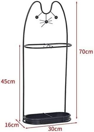 Контейнер для тримача парасольки, креативна підставка для парасольки, полиця для зберігання, для дому, дверна рама, для підвішування, комерційне відро для парасольки, офісна парасолька для підвішування, тримач палиці для ходьби (колір чорний