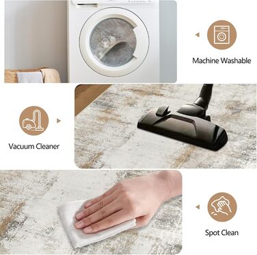 Килимова доріжка Famibay 80x300 см Бежева килимова доріжка для передпокою, що миється, нековзка, кухонна килимова доріжка для передпокою, довга кухонна доріжка, сучасна для передпокою, кухні, спальні, вітальні, бежево-коричнева 80 x 300 см