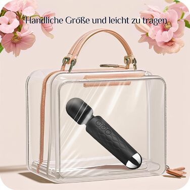 Вібратор SANJIANKE для жінок, стимулятор клітора та G-точки, 8 швидкостей, 20 режимів, чорний матовий