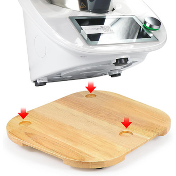 Розсувна дошка OAIDSONL для дошки Thermomix Розсувна дошка для Thermomix TM6 Розсувна дошка для Thermomix TM5 Рухома дошка для кухонного комбайна Thermomix Vorwerk TM 6 Аксесуари Pad Board Дерево
