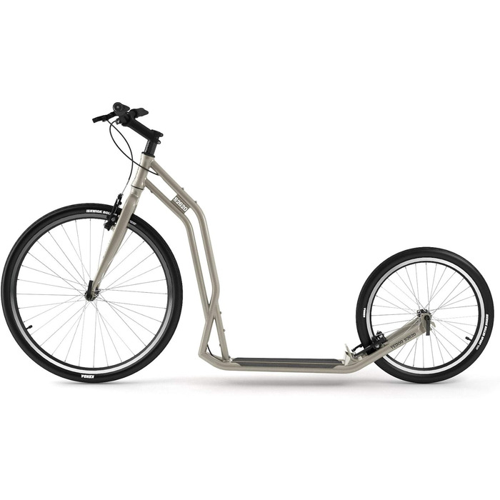 Самокат Yedoo S2620 - до 130 кг, самокат з пневматичними шинами 26/20 - самокат для дорослих, самокат для собак silvergold