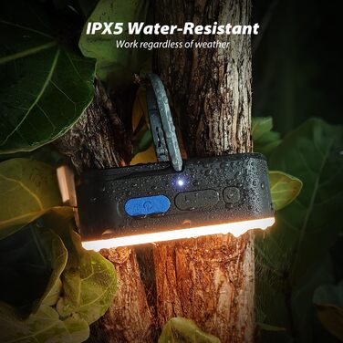 Ліхтарі для кемпінгу з датчиком руху, акумуляторний кемпінговий ліхтар, портативні підвісні ліхтарі для наметів, водонепроникний аварійний ліхтар IPX5 для використання на вулиці, режим SOS, магнітний робочий ліхтар, 2 шт.