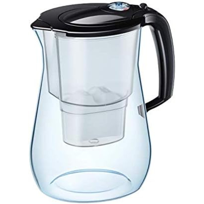 Фільтр для води Aquaphor Onyx, 4,2 л, з магнієм для здорового серця, чорний