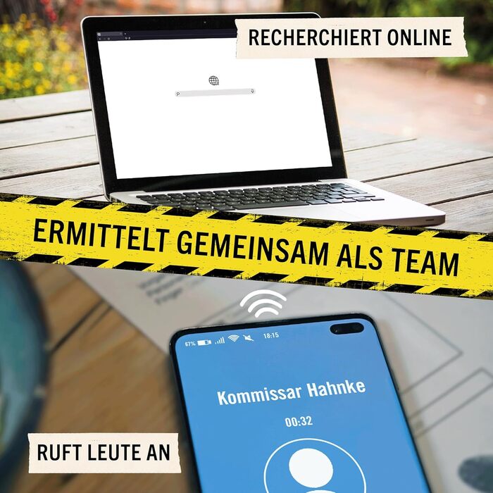 Приховані ігри Місце злочину - Кемпінг-вбивця - Німецька - Реалістична злочинна гра, захоплива детективна гра, квест-кімната