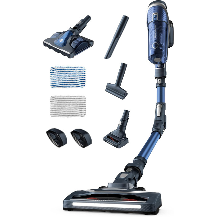 Акумуляторний пилосос з паличкою акумуляторний ручний пилосос функція протирання змінна батарея 22 В 35 хв. роботи дисплей управлі