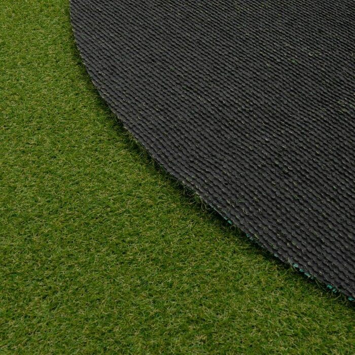 Розкішний газонний килим зі штучною травою Wembley Green Round у 5 розмірах 100 см круглий